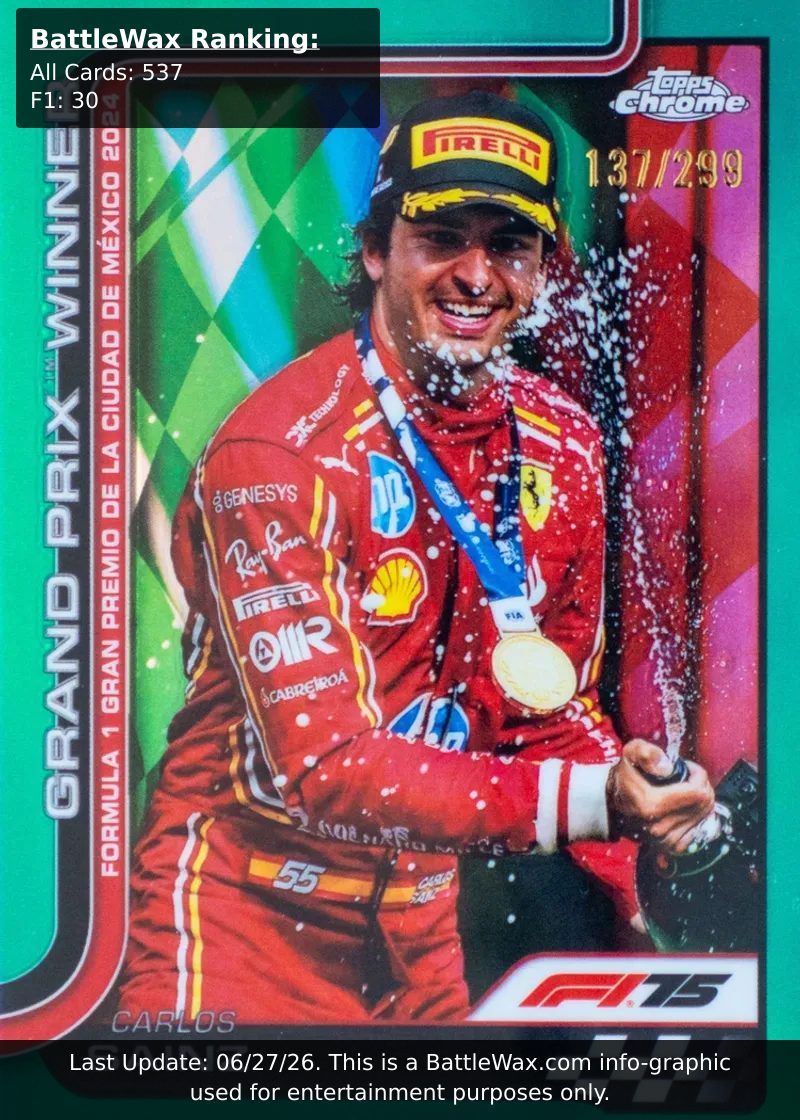 Carlos Sainz card