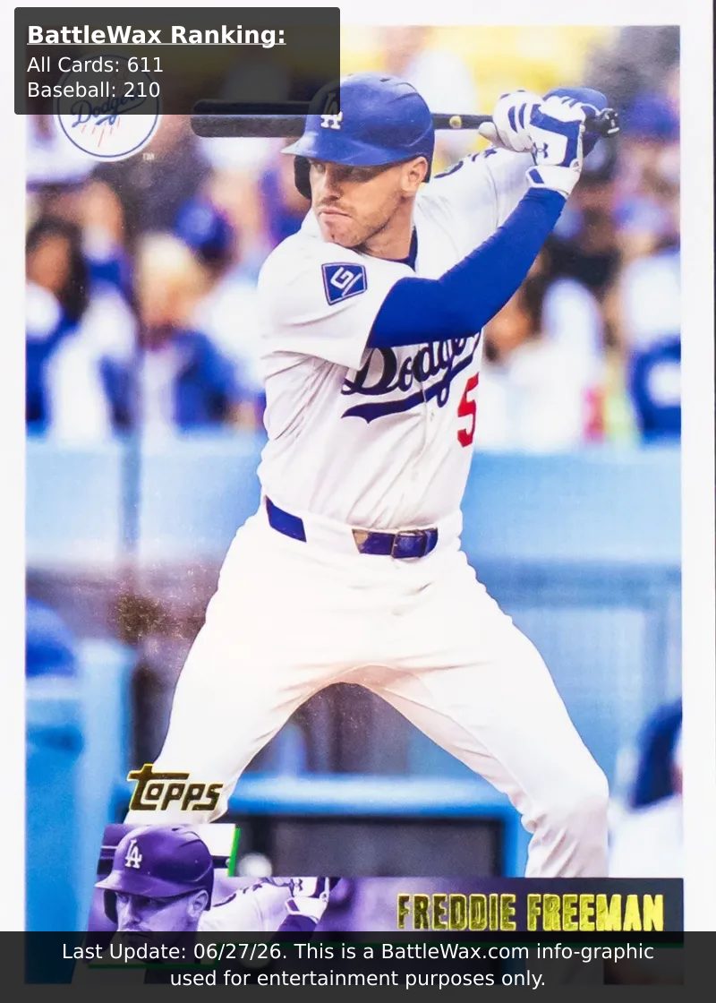 Freddie Freeman card
