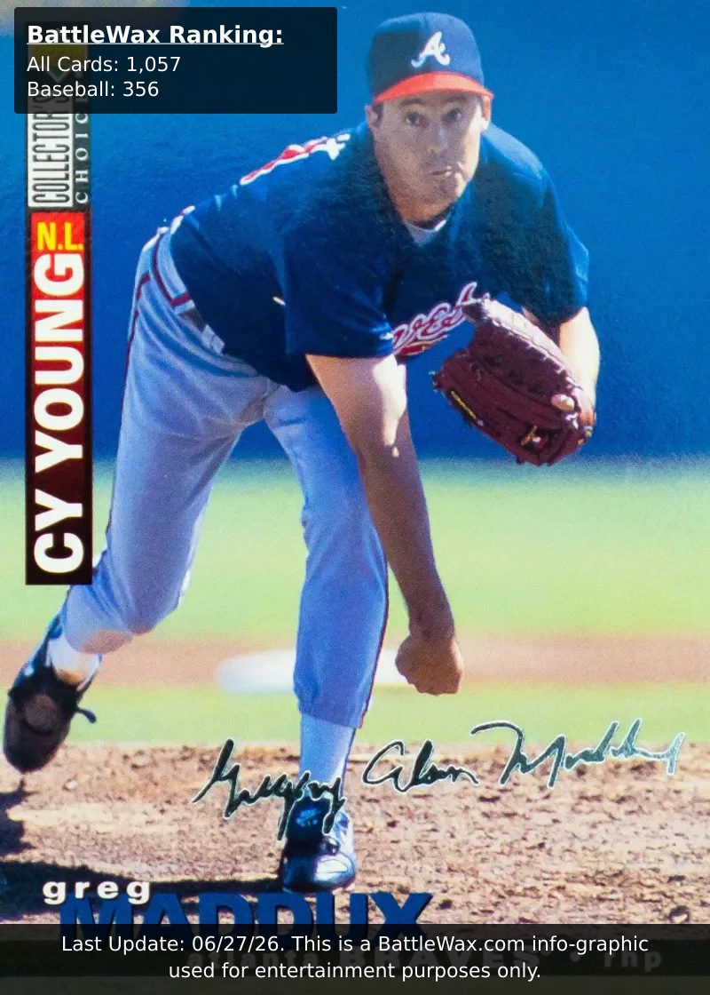 Greg Maddux card